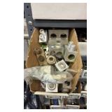 Electrical hardware on 5 shelves and top