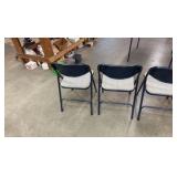 Samsonite Card table 33” x 33” with 4 chairs