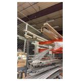 Conduit pipes of assorted sizes longest size is 10’