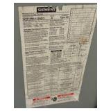 Temporary electrical service Siemans 125-amp outdoor electrical box, Square D enclosure