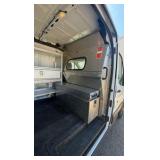 2015 Ford Transit with ladder rack and tool rack inside