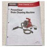 RIDGID Model PowerClear drain cleaner