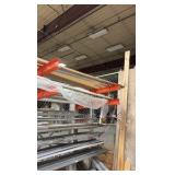 Conduit pipes of assorted sizes longest size is 10’