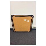 Samsonite Card table 33” x 33” with 4 chairs