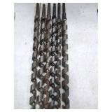 (35) Drill auger bits; Milwaukee, Greenlee, Diablo