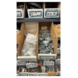 Electrical hardware on 5 shelves and top