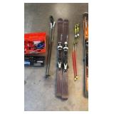 Elan Magfire and Head Mya No. 4 skis and wax kits