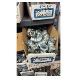 Electrical hardware on 5 shelves and top
