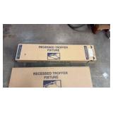 Lights: 2x2 and 3x4 Baskets; Recessed Troeffer Fixtures