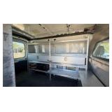 2015 Ford Transit with ladder rack and tool rack inside