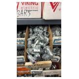 Electrical hardware on 5 shelves and top