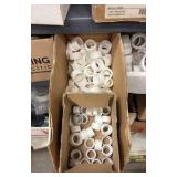 Electrical Conduit hardware on bottom 6 shelves