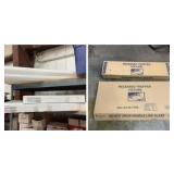 Lights: 2x2 and 3x4 Baskets; Recessed Troeffer Fixtures