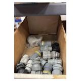 Electrical hardware on 5 shelves and top