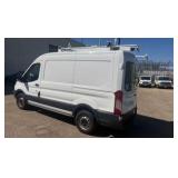 2015 Ford Transit with ladder rack and tool rack inside