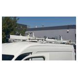 2015 Ford Transit with ladder rack and tool rack inside