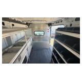 2015 Ford Transit with ladder rack and tool rack inside