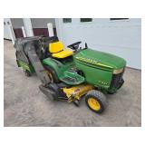 John Deere LX288 With GT235 Hood