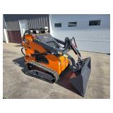Landhoner Mini Skid Steer Loader  ME380 Orange