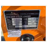 Landhoner Mini Skid Steer Loader  ME380 Orange
