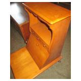Vintage Decorative wood side table ...