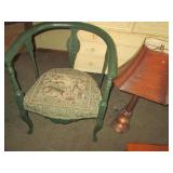 Vintage Wood framed club style chai...