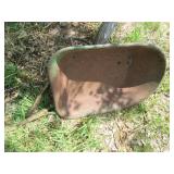 Vintage metal bucket wheelbarrow **...