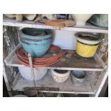 Rustic wood shelf and large variety...