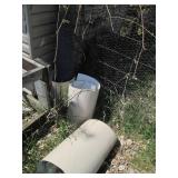 Misc amount of rolled metal siding ...