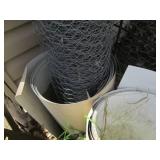 Misc amount of rolled metal siding ...