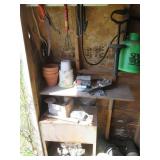 Vintage garden tools, planters, yar...