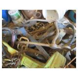 Vintage metal farm animal gear, chi...
