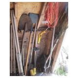 Electric weed eater, Assorted shove...