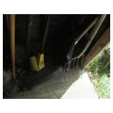 Electric weed eater, Assorted shove...