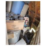 Large corner lot includes Metal lid...