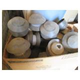 Large corner lot includes Metal lid...