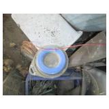 Large corner lot includes Metal lid...