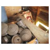 Large corner lot includes Metal lid...