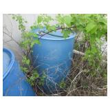 Pair of 55-gallon drums setup for w...