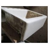 Oversized Single basin porcelain ki...