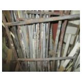 Metal 55-gallon drum containing a w...