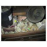 Home made Wood Shop storage shelf w...