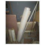 Misc rolls of shrink wrap and foam ...
