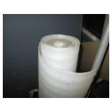 Misc rolls of shrink wrap and foam ...