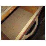 Vintage wood 3-drawer lower kitchen...
