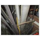 Vintage metal 55-gallon drum contai...