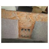 Vintage Decorative wood framed entr...