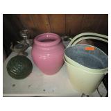 Vintage milk glass and heavy metal ...