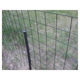 350 ft Coated metal fencing, each pa...