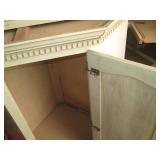 Vintage Off White wine rack with cu...